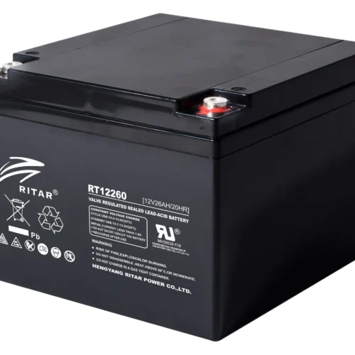 Оловна батерия RITAR (RT12260) AGM 12V 26 Ah 166/ 176/ 125 mm Терминал