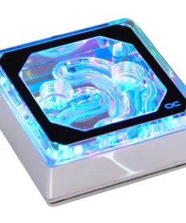 Воден блок за процесор Alphacool Eisblock XPX Aurora Edge Acryl Chrome Digital