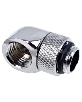 Alternative view of Въртящ се L-конектор Alphacool Eiszapfen, G1/4 AG auf G1/4 IG, Сребрист