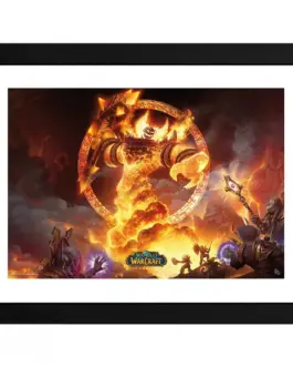 GBEYE WORLD OF WARCRAFT - Framed print "Ragnaros" (30x40)