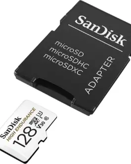 Alternative view of Карта памет SANDISK micro SDXC UHS-I, U3, SD Адаптер, 128GB