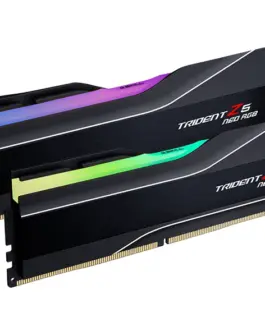 Alternative view of Памет за компютър G.SKILL Trident Z5 Neo RGB Black 64GB(2x32GB) DDR5 6000MHz F5-6000J3040G32GX2-TZ5NR