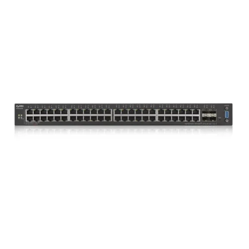 Alternative view of Суич ZYXEL XGS2210-52, 48 портов Gigabit, управляем L3, 4xSFP за монтаж в шкаф