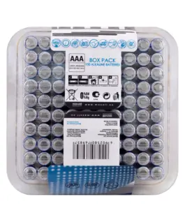 Alternative view of Алкални батерии MAXELL LR03 AAA 10x10 бр / 100 бр. в PVC кутия