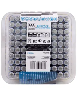 Alternative view of Алкални батерии MAXELL LR03 AAA 10x10 бр / 100 бр. в PVC кутия