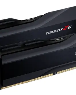 Alternative view of Памет за компютър G.SKILL Trident Z5 Black 32GB(2x16GB), DDR5, 5600MHz, F5-5600J3636C16GX2-TZ5K