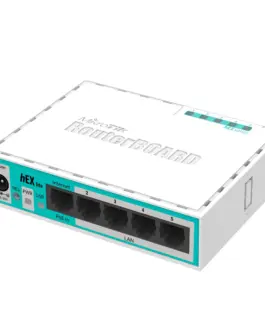 Рутер MiKrotik RB750R2 10/100 Mbps PoE 64 MB CPU 850MHz Бял