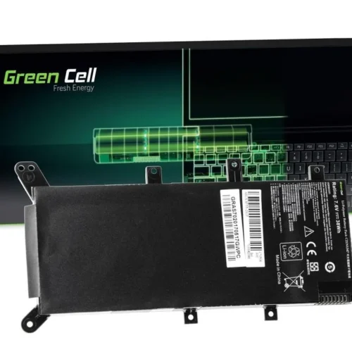 Alternative view of Батерия  за лаптоп GREEN CELL, Asus A555 A555L F555 F555L F555LD K555 K555L K555LD R556 R556L R556LD R556LJ X555 X555L, 7.6V,