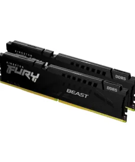 Памет за компютър Kingston FURY Beast Black 16GB(2x8GB) DDR5 6000MHz CL30 - AMD EXPO