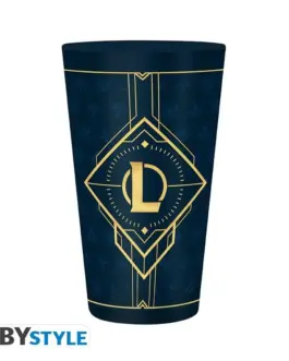 Alternative view of Комплект ABYSTYLE LEAGUE OF LEGENDS - Pck XXL glass + Pin + Notebook "Hextech logo"