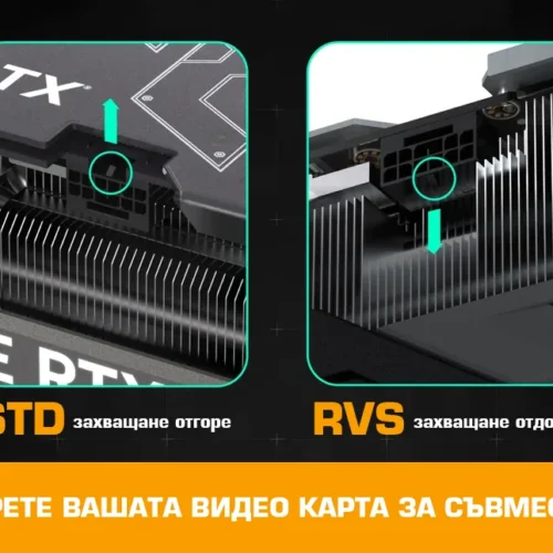 Alternative view of EZDIY-FAB адаптер за видеокарта 12VHPWR 600W - RVS 90° White