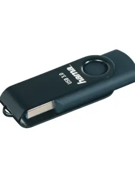 USB памет HAMA Rotate 128GB USB 3.0 90 MB/s Петролно синьо