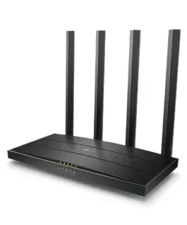 Alternative view of Безжичен рутер TP-Link Archer C6 AC1200, 2.4/5 GHz, 300 - 867 Mbps, 10/100/1000
