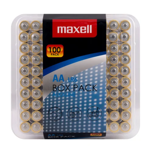Alternative view of Алкални батерии MAXELL LR6 AA 10x10 бр / 100 бр. в PVC кутия