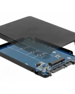 Конвертор DeLock SATA 22 pin - M.2 с чекмедже 2.5"