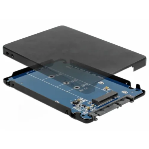 Конвертор DeLock SATA 22 pin - M.2 с чекмедже 2.5