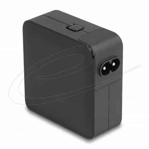 Alternative view of Delock Зарядно устройство GaN, 2 x USB-C, PD 65 W, адаптер за EU / US / UK