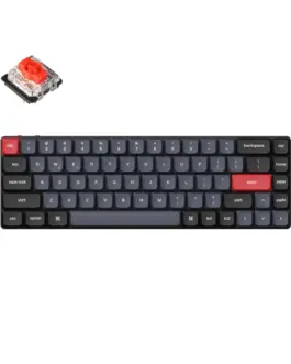 Геймърска Механична клавиатура Keychron K7 Pro QMK/VIA 65% Hot-Swappable Low Profile Gateron Red Switch RGB
