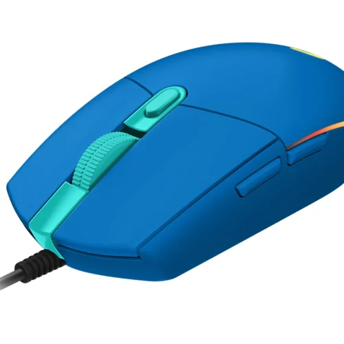 Alternative view of Геймърска мишка Logitech G102 LightSync, RGB, Оптична, Жична, USB, Син
