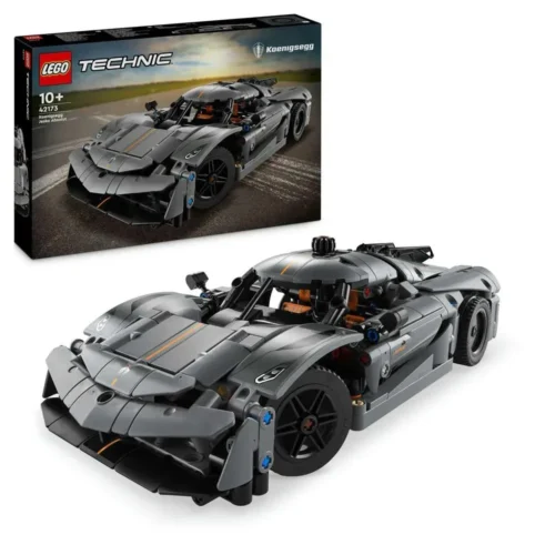 Alternative view of LEGO Technic - Koenigsegg Jesko Absolut Grey Hypercar, 42173