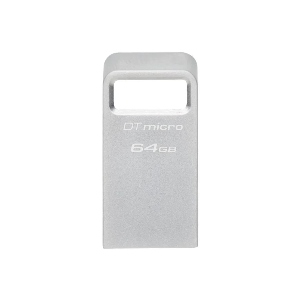 USB памет KINGSTON DataTraveler Micro 64GBUSB-A 3.2 Gen 1 Сребрист