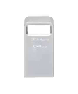 USB памет KINGSTON DataTraveler Micro 64GBUSB-A 3.2 Gen 1 Сребрист