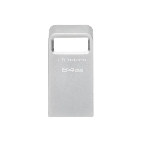 USB памет KINGSTON DataTraveler Micro 64GBUSB-A 3.2 Gen 1 Сребрист