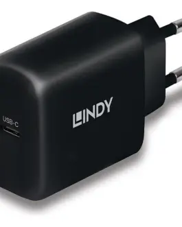 Alternative view of Захранващ адаптер LINDY - USB-C - Black - PN 73426