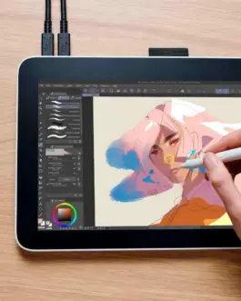 Alternative view of Графичен таблет Wacom one 12 pen display, 11.6", Бял