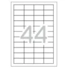 УНИВЕРСАЛНИ ЕТИКЕТИ - 485 mm x 254 mm - 44 броя на лист - 100 листа - PN BR1895 - OUTLET -