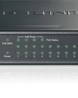 Alternative view of TP-LINK SG1008P switch 8x1GB PoE