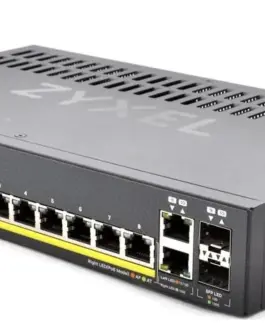 Суич 8-портов ZyXEL GS1920-8HPV2 Gigabit управляем PoE