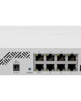 Alternative view of Суич MikroTik CSS610-8G-2S+IN, 8 x Gigabit Ethernet ports, 2 x SFP, PoE in