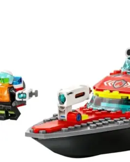 Alternative view of LEGO City - Fire Rescue Boat - 60373