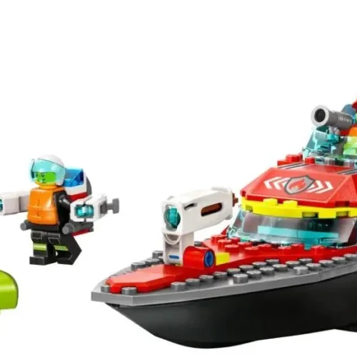 Alternative view of LEGO City - Fire Rescue Boat - 60373
