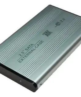 LogiLink Aluminum housing for HDD 2.5 SATA USB silver