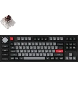 Клавиатура Keychron Q3 Pro Carbon Black TKL K Pro Brown Switch RGB LED PBT