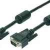 LogiLink VGA кабел за връзка 2x male черен 15m