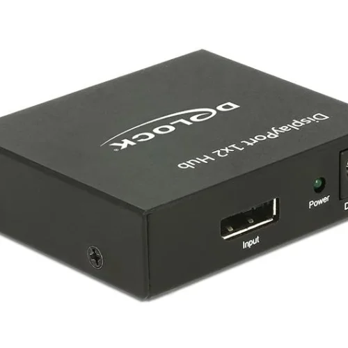 Alternative view of Сплитер DeLock, DisplayPort 1.2 Splitter 1 x DisplayPort in - 2 x DisplayPort out 4K