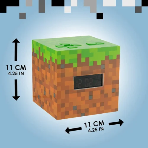 Alternative view of Часовник/будилник Paladone Minecraft Alarm Clock