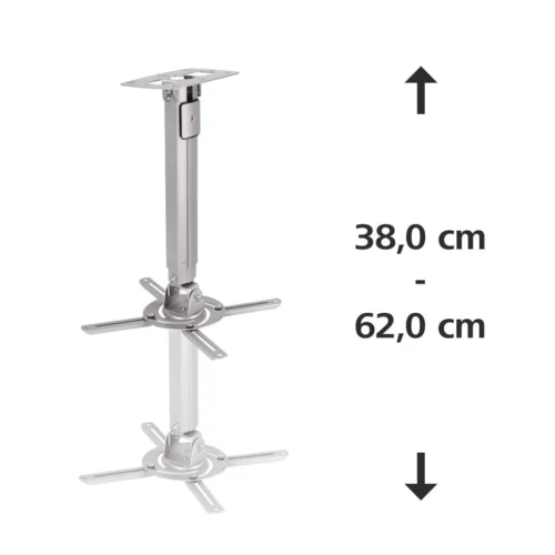 Alternative view of Таванна стойка за проектор HAMA, 8 kg, Сребрист