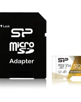 Alternative view of Карта памет Silicon Power Superior Pro, 512GB, microSDXC, Class 10, SD Adapter