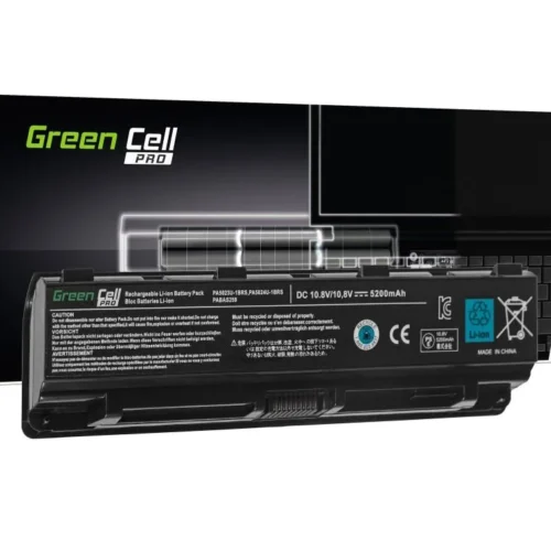 Alternative view of Батерия  за лаптоп GREEN CELL, Toshiba Satellite C850 L850 C855 L855 PA5024U, 10.8V, 5200mAh