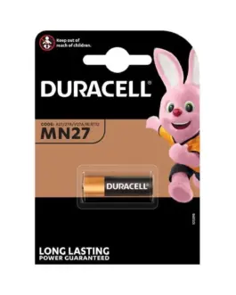 Алкална батерия DURACELL 12 V 1 бр. в опаковка за аларми А27 LR27