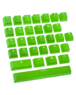 Капачки за механична клавиатура Ducky Green 31-Keycap Set Rubber Backlit Double-Shot US