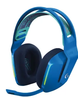 Геймърски слушалки Logitech G733 Blue Lightspeed Wireless RGB Микрофон