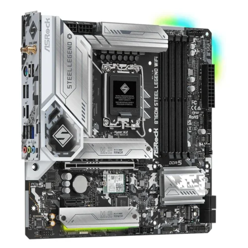 Alternative view of Дънна платка ASRock B760M Steel Legend WIFI DDR5