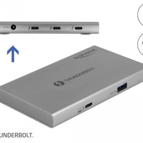 Alternative view of Хъб Delock Thunderbolt, 4 портов, DELOCK-64157