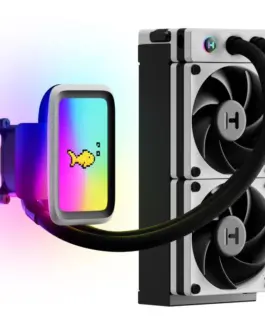 Alternative view of Охладител за процесор HYTE THICC Q60 с LCD Display