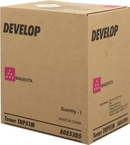 Тонер касета DEVELOP TNP51M, ineo+3110, 5000 k., A0X53D5, Magenta